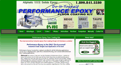 Desktop Screenshot of performanceepoxy.com